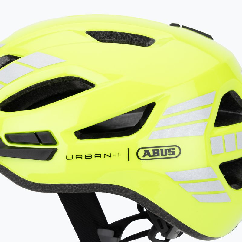Cască de ciclism ABUS Urban-I 4.0 signal yellow 7