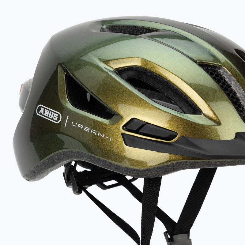 Cască de ciclism ABUS Urban-I 4.0 green pepper 10