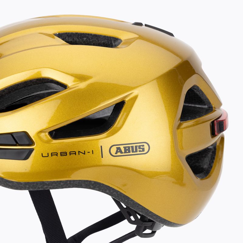 Cască de ciclism ABUS Urban-I 4.0 honey yellow 7