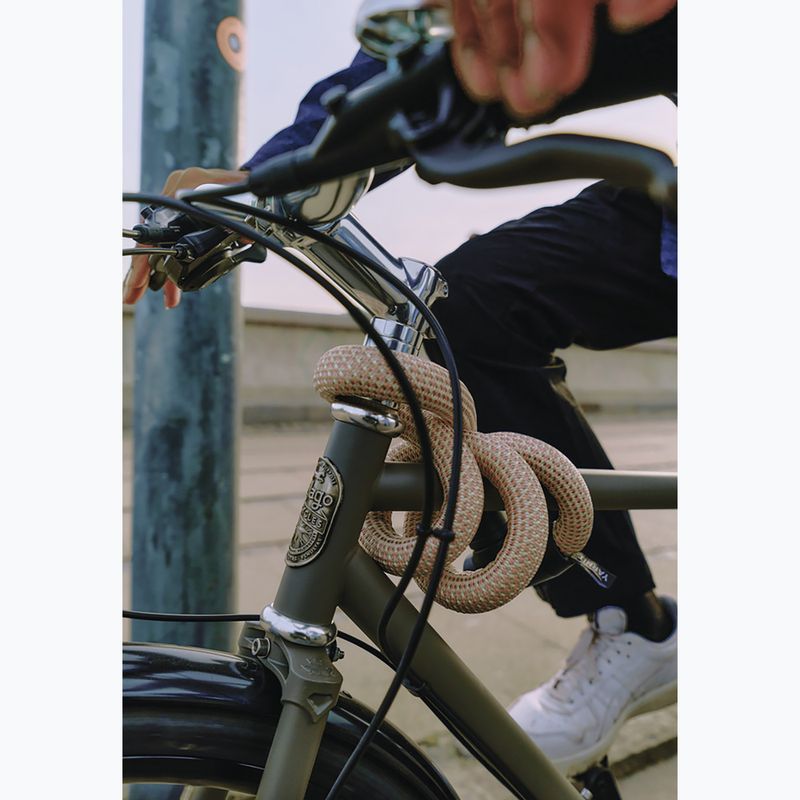 Lacăt pentru bicicletă ABUS Yarnit 4004K/110 sand stone 3