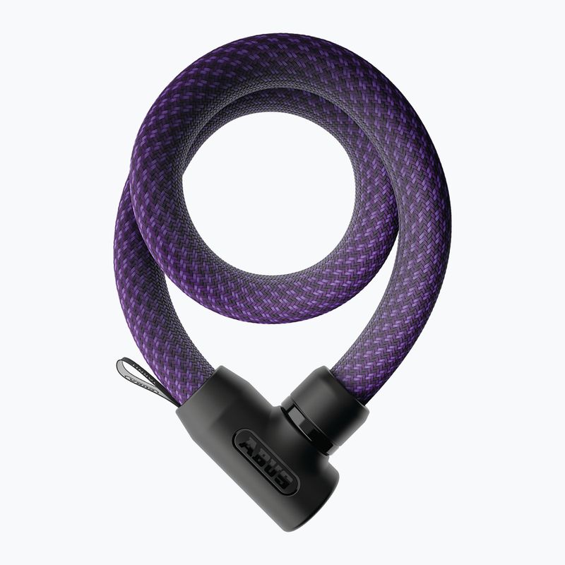 Lacăt pentru bicicletă ABUS Yarnit 4004K/110 midnight purple