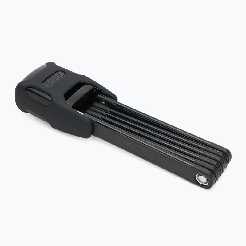 Încuietor de bicicletă pliabil cu alarmă ABUS Bordo Alarm 6000KA/90 SH negru 61500 2