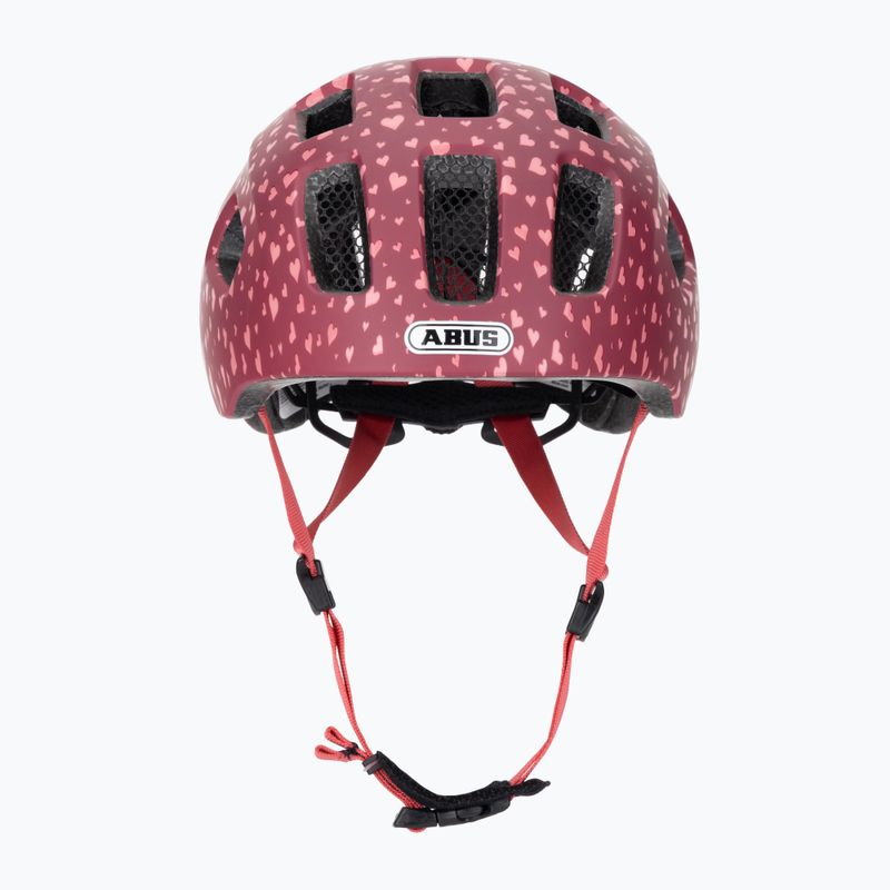 Cască de ciclism pentru copii ABUS Youn-I 2.0 cherry heart 2