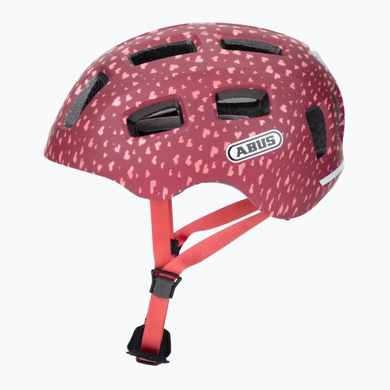 Cască de ciclism pentru copii ABUS Youn-I 2.0 cherry heart 3