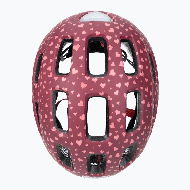 Cască de ciclism pentru copii ABUS Youn-I 2.0 cherry heart 6
