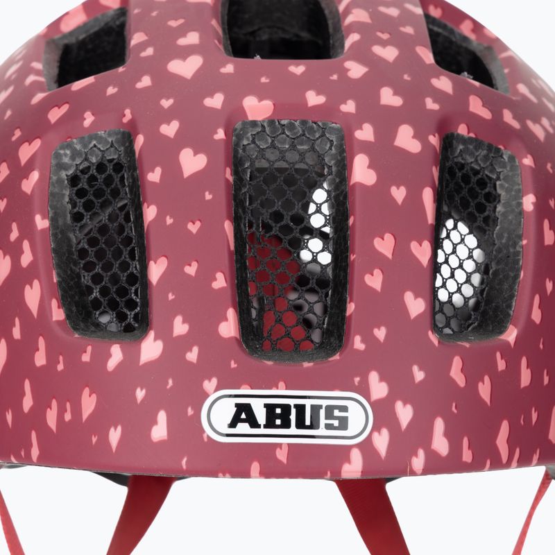 Cască de ciclism pentru copii ABUS Youn-I 2.0 cherry heart 7