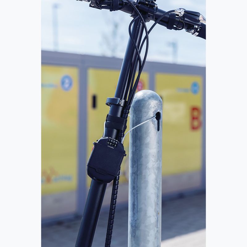 Lacăt de bicicletă ABUS CombiFlex 2503/120 + UCH black 4