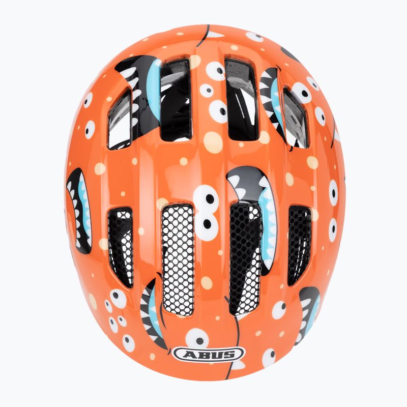 Cască de ciclism pentru copii ABUS Smiley 3.0 orange monster 6