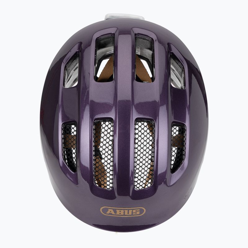Cască de ciclism pentru copii ABUS Smiley 3.0 ACE LED royal purple 6