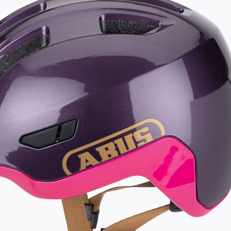Cască de ciclism pentru copii ABUS Smiley 3.0 ACE LED royal purple 7