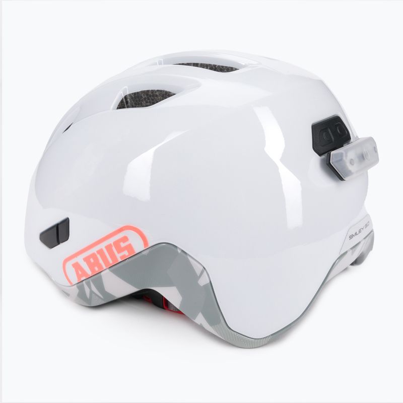 ABUS cască de bicicletă pentru copii Smiley 3.0 ACE LED alb 67715 4