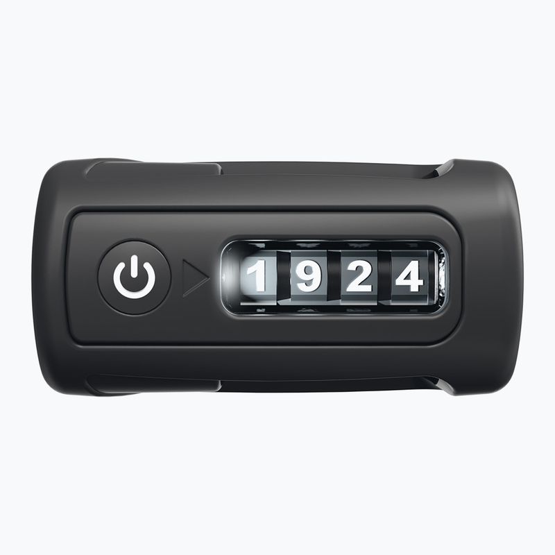 Lacăt pentru bicicletă ABUS Burgundy Combo 6000C/90 LED SH black 2