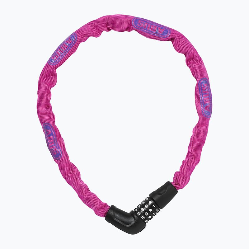 Lacăt pentru bicicletă ABUS Steel-O-Chain 5805C/75 pink