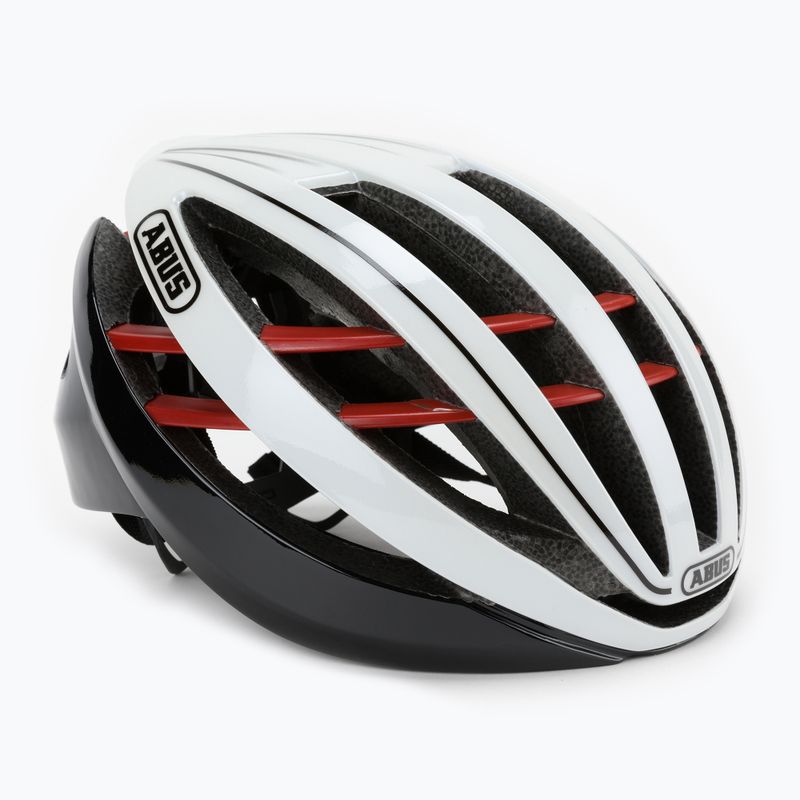 Cască de bicicletă ABUS Aventor roșu aprins 77627