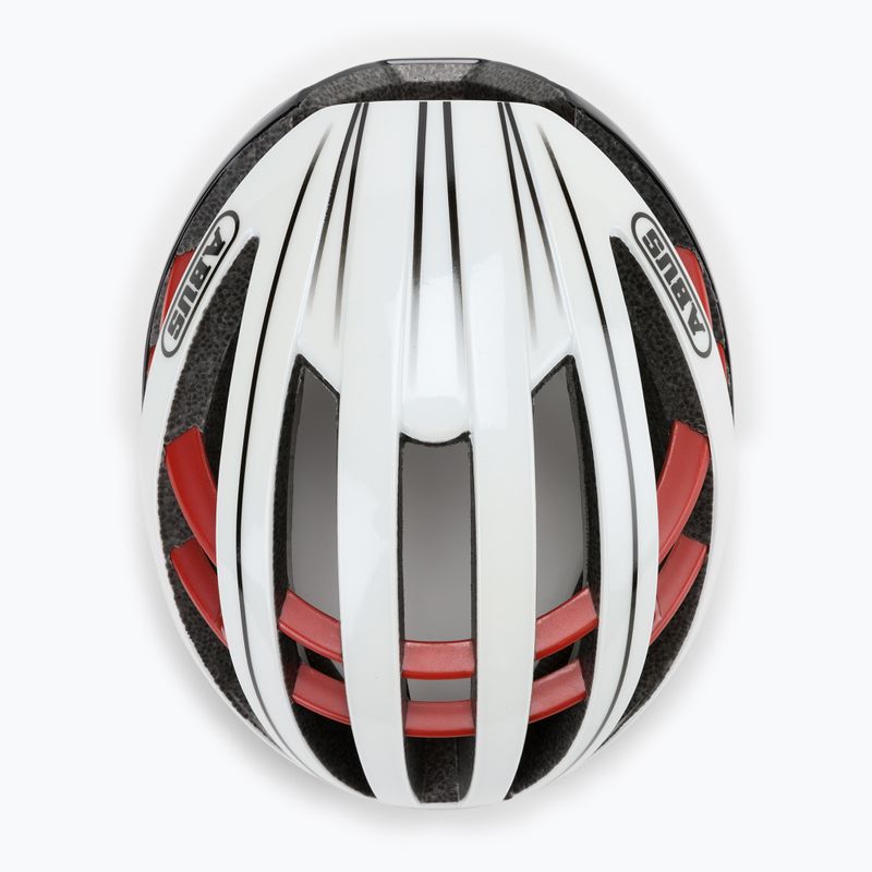 Cască de bicicletă ABUS Aventor roșu aprins 77627 6