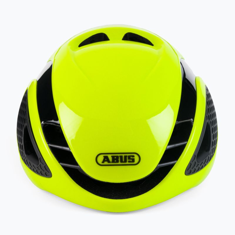 Cască de bicicletă ABUS GameChanger galben neon 77811 2