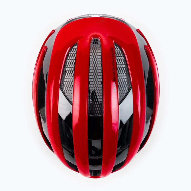 Cască de bicicletă ABUS AirBreaker roșu aprins 81735 6