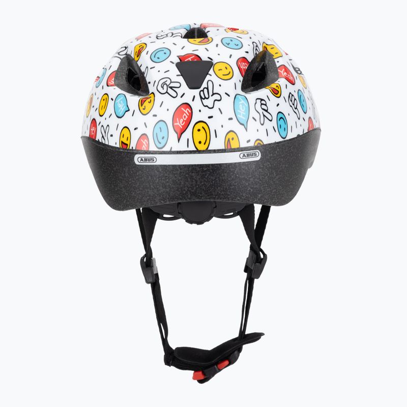 Cască de ciclism pentru copii ABUS Smooty 2.0 white smiley 4