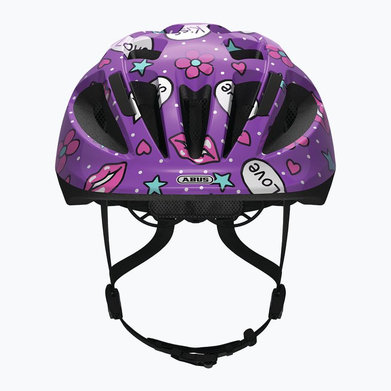 Cască de bicicletă pentru copii ABUS Smooty 2.0 purple kisses 2