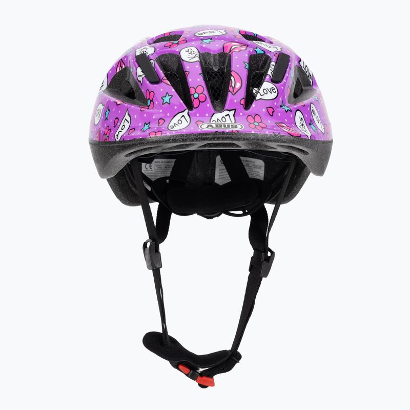 Cască de ciclism pentru copii ABUS Smooty 2.0 purple kisses 2