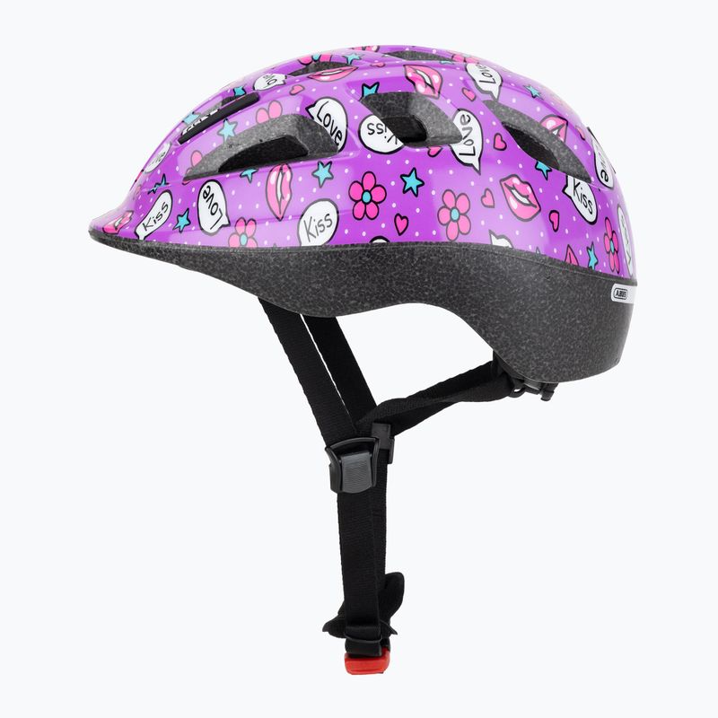 Cască de ciclism pentru copii ABUS Smooty 2.0 purple kisses 3