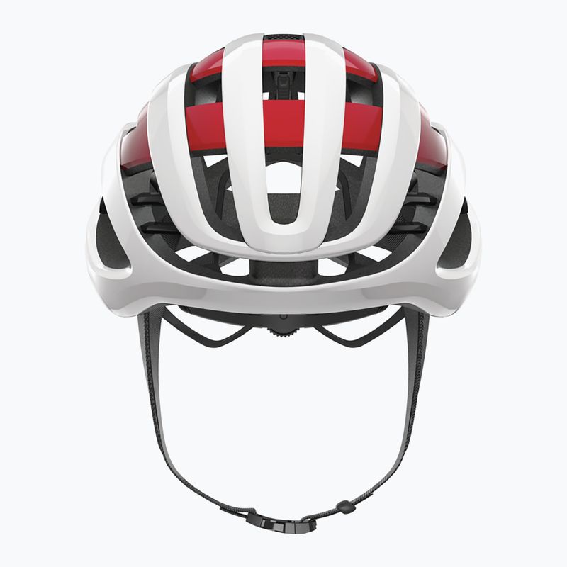 Cască de bicicletă ABUS AirBreaker alb-roșie 86836 6