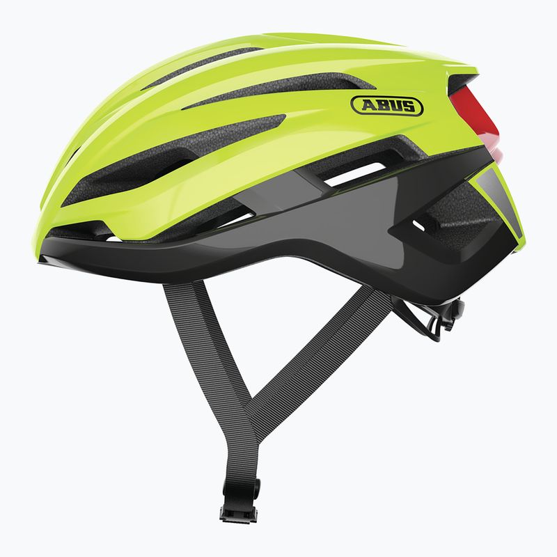 Cască de bicicletă  ABUS StormChaser neon yellow 3