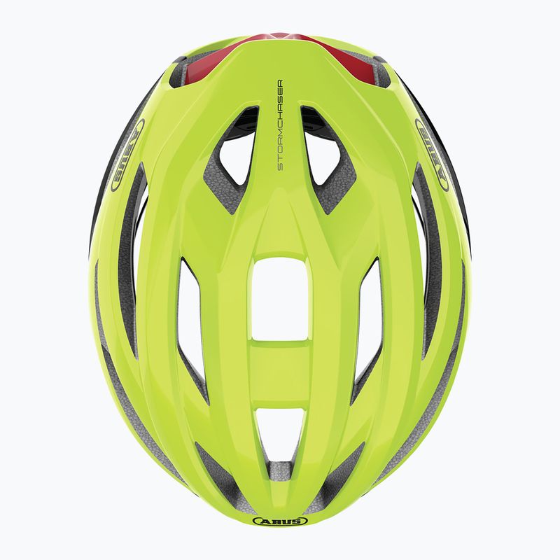 Cască de bicicletă  ABUS StormChaser neon yellow 6