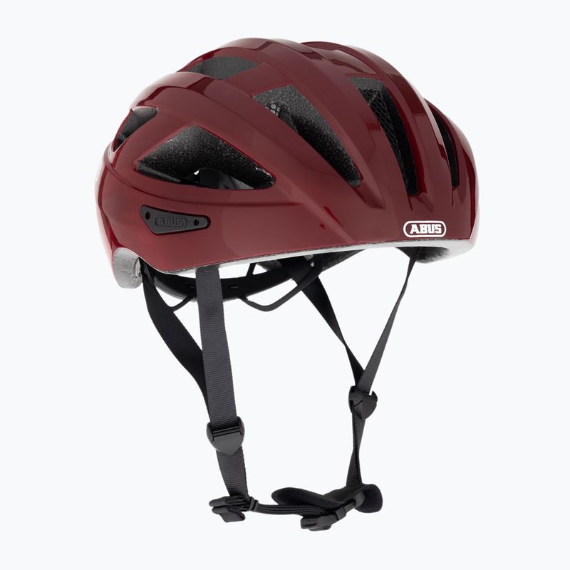 Cască de bicicletă ABUS Macator bordeaux red