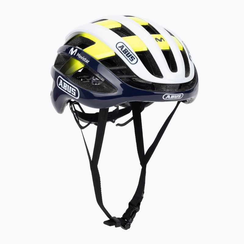 Cască de ciclism ABUS AirBreaker Movistar Team 24 navy/yellow/white