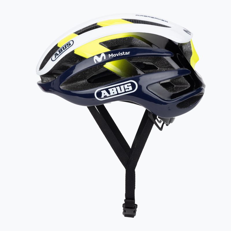 Cască de ciclism ABUS AirBreaker Movistar Team 24 navy/yellow/white 3