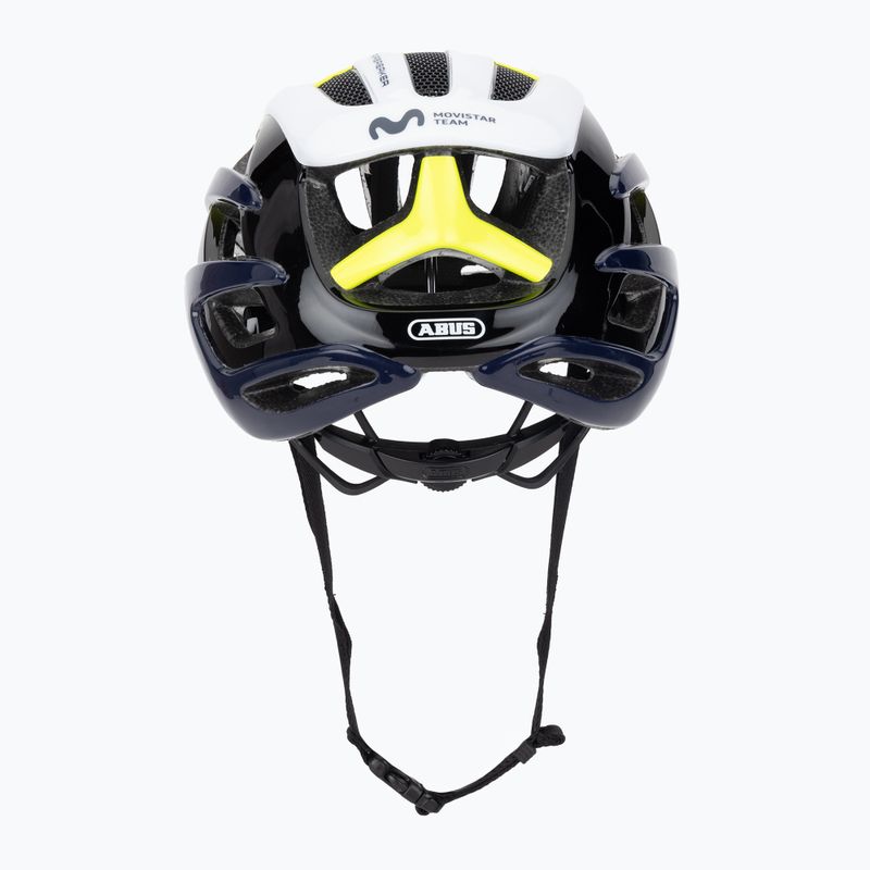 Cască de ciclism ABUS AirBreaker Movistar Team 24 navy/yellow/white 4