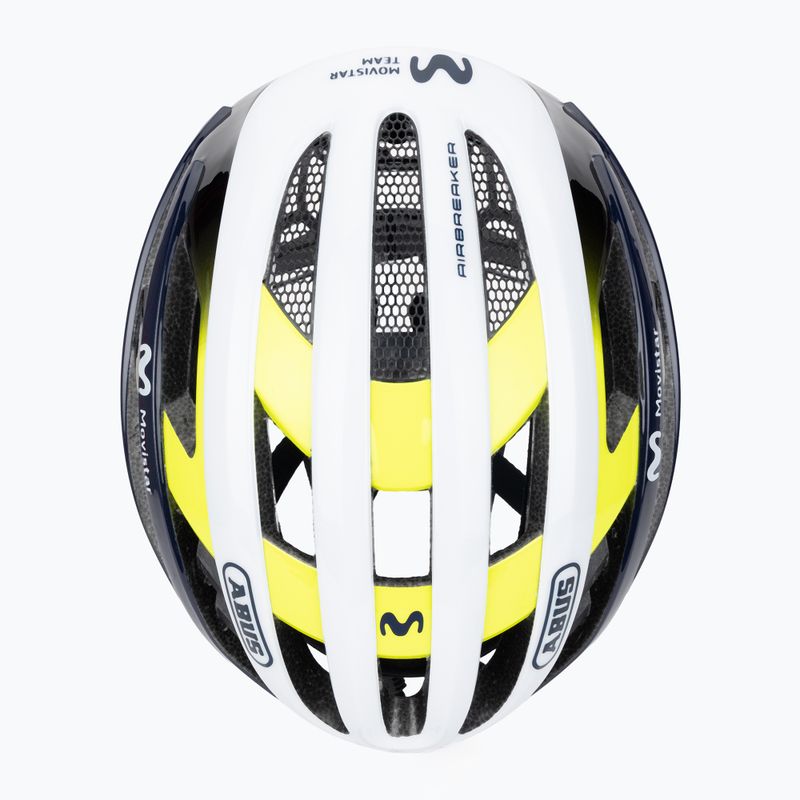 Cască de ciclism ABUS AirBreaker Movistar Team 24 navy/yellow/white 6