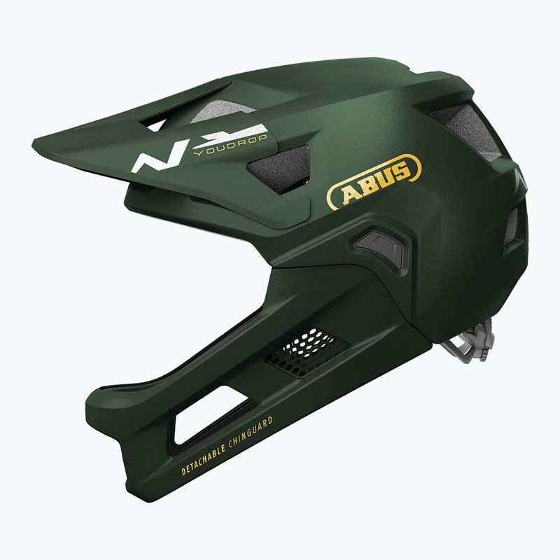 Cască de ciclism pentru copii ABUS Youdrop FF moss green 2