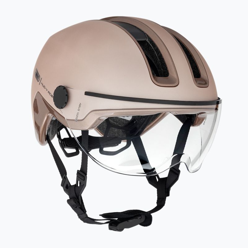 Cască de bicicletă ABUS Hud-y Ace champagne gold