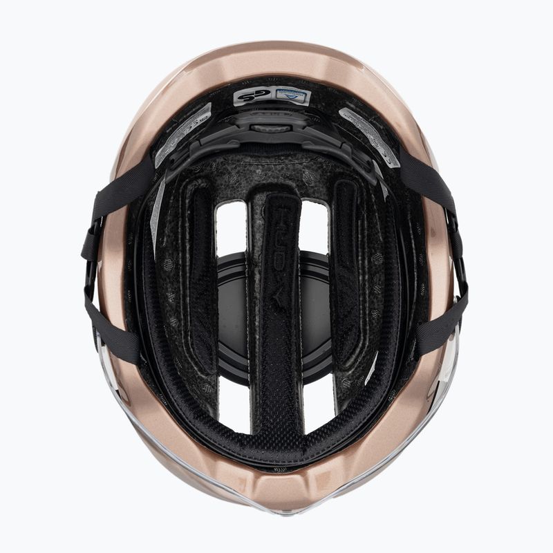 Cască de bicicletă ABUS Hud-y Ace champagne gold 2