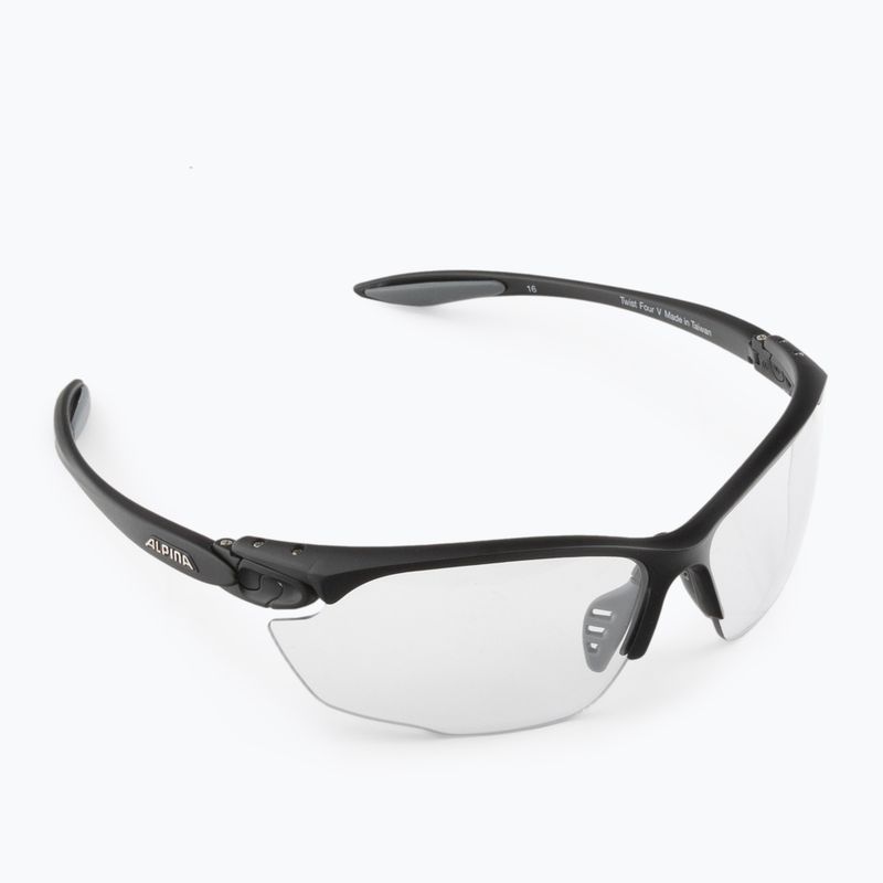 Ochelari de protecție pentru bicicletă Alpina Twist Four V black matte/black