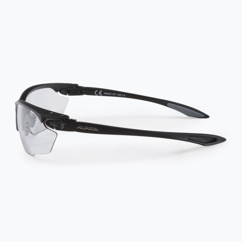 Ochelari de protecție pentru bicicletă Alpina Twist Four V black matte/black 4