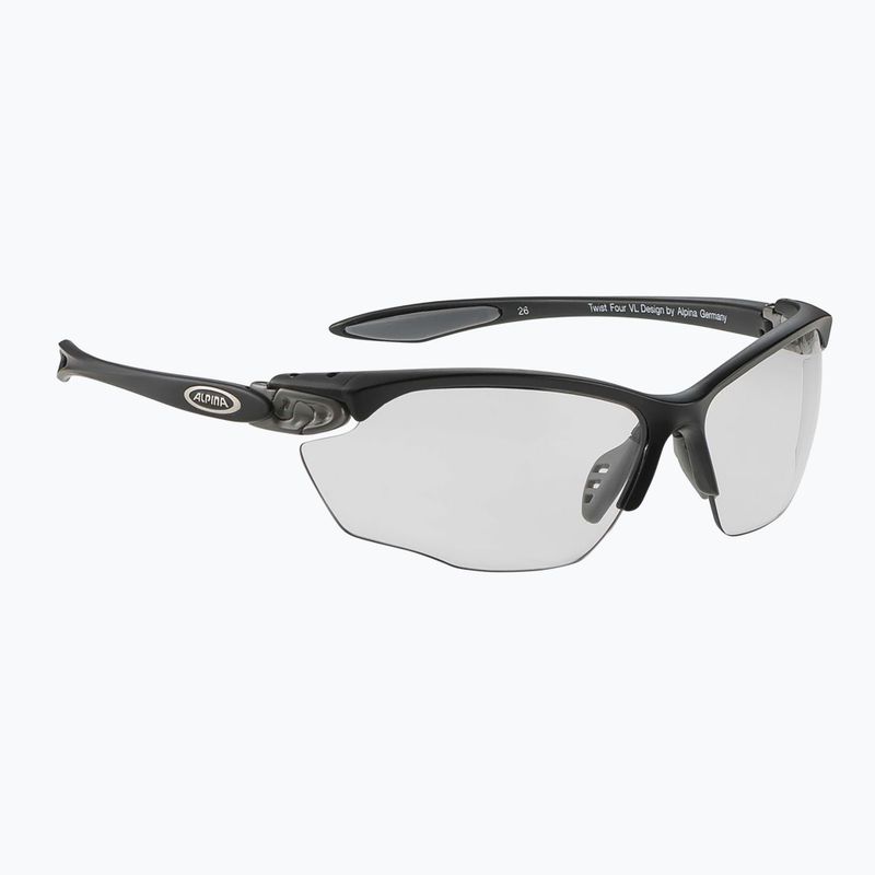 Ochelari de protecție pentru bicicletă Alpina Twist Four V black matte/black 6