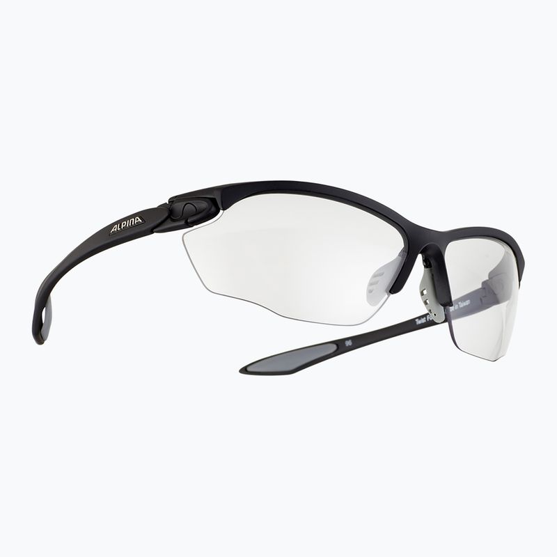 Ochelari de protecție pentru bicicletă Alpina Twist Four V black matte/black 7
