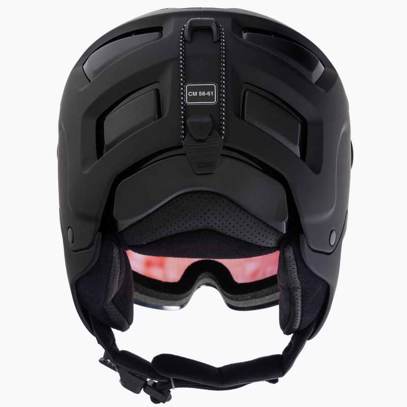 Cască de schi Alpina Attelas Visor QVM black matte 3