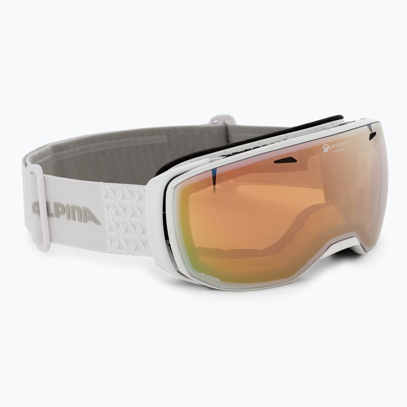 Ochelari de schi Alpina Estetica Q-Lite pearlwhite gloss/mandarin sph