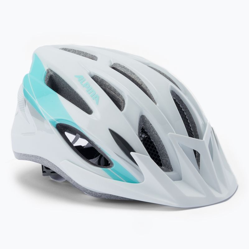 Cască de bicicletă Alpina MTB 17 white/light blue