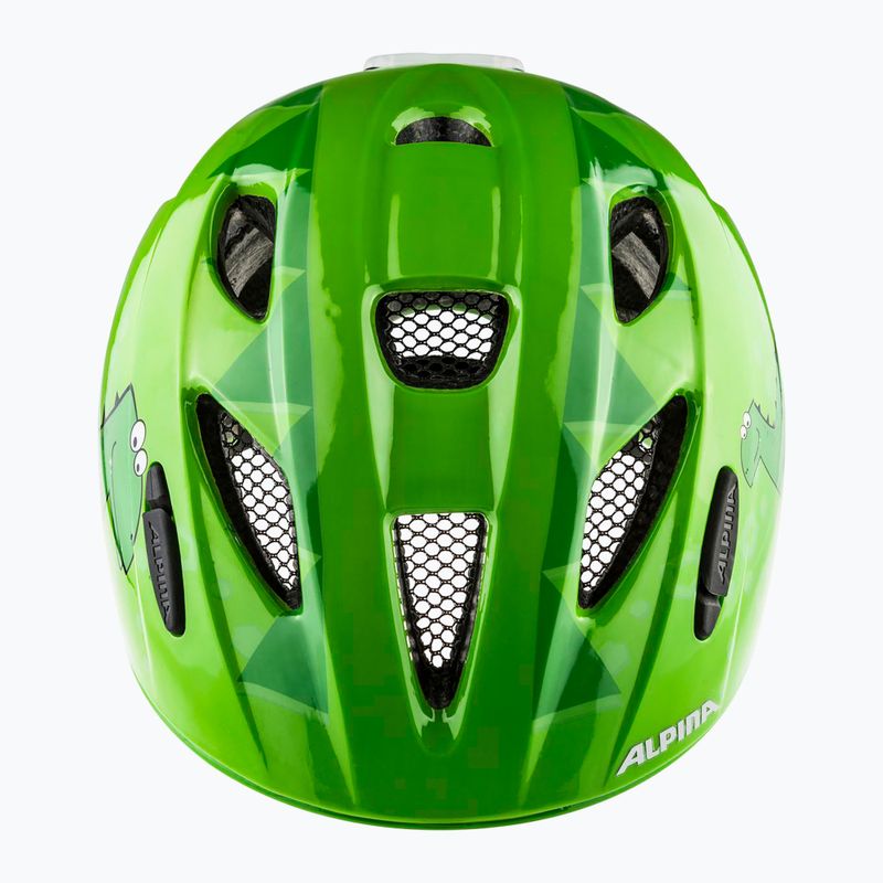 Cască de bicicletă pentru copii Alpina Ximo Flash green dino gloss 3