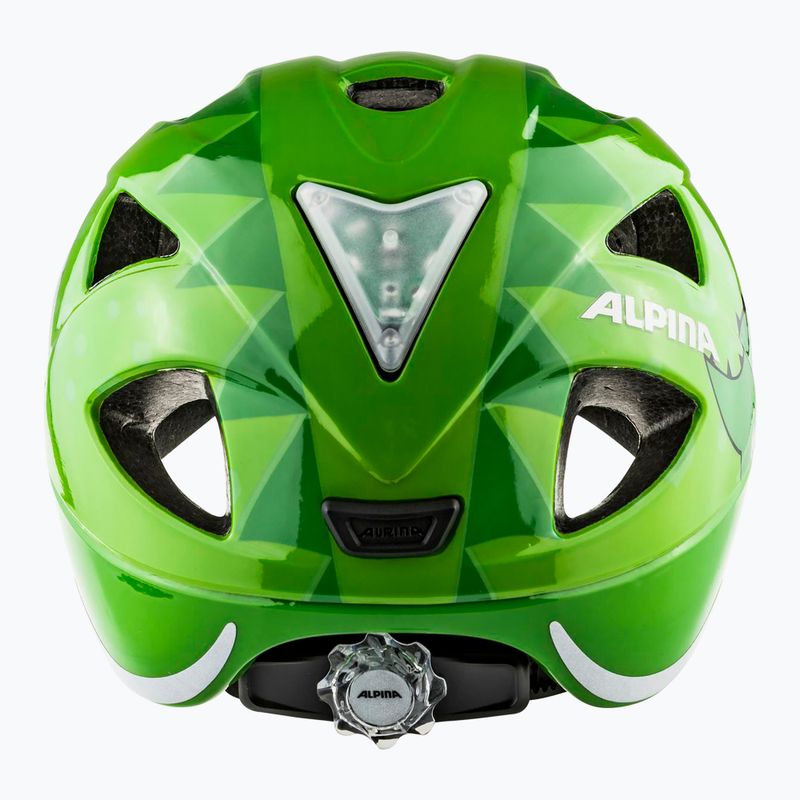 Cască de bicicletă pentru copii Alpina Ximo Flash green dino gloss 4