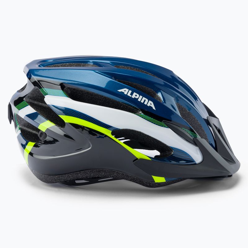 Cască de bicicletă Alpina MTB 17 dark blue/neon 3