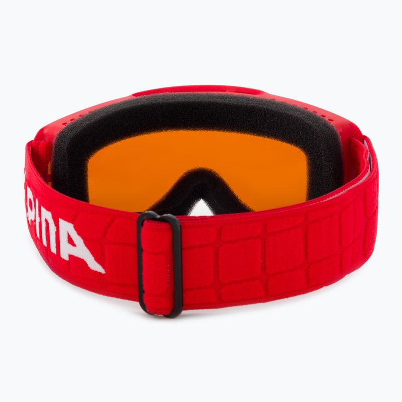 Ochelari de schi pentru copii Alpina Piney red matt/orange 3