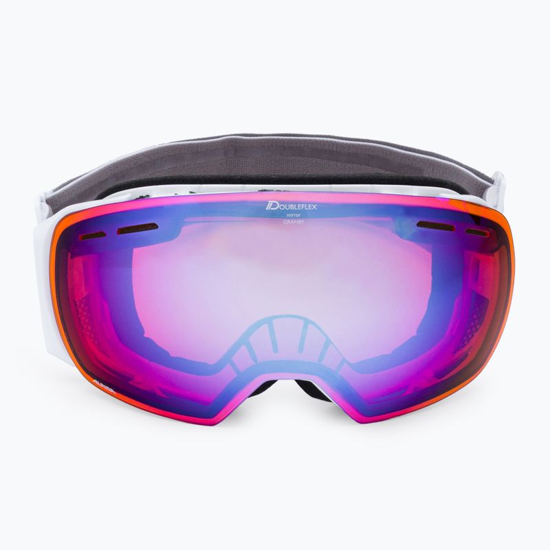 Ochelari de schi Alpina Granby Q-Lite white gloss/blue sph 2
