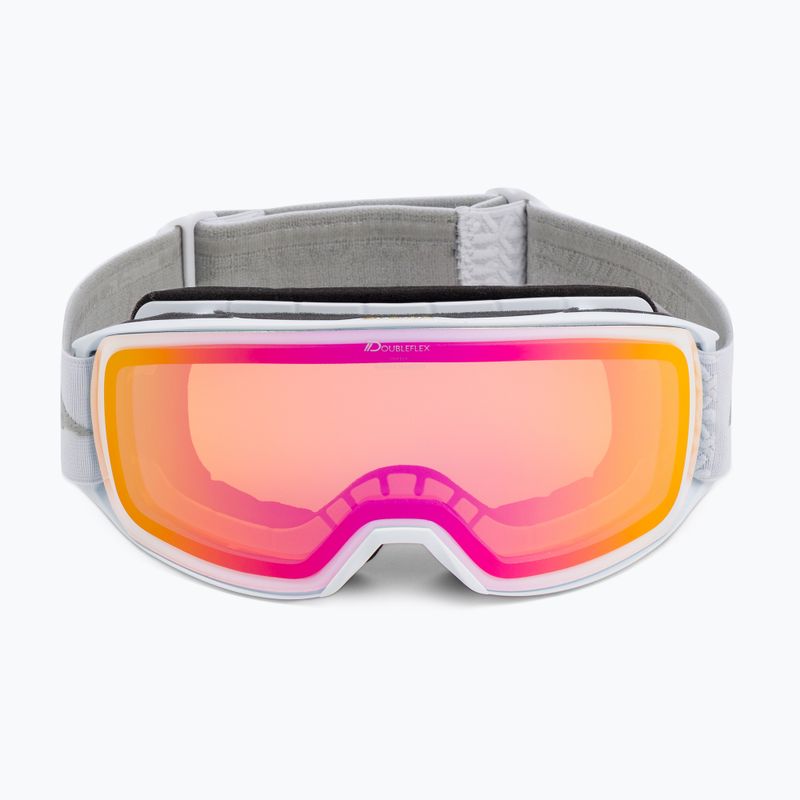 Ochelari de schi Alpina Nakiska Q-Lite white matt/pink 2