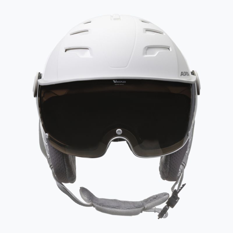 Cască de schi Alpina Jump 2.0 VM white/gray matt 10